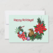 クリスマスマウスリース 招待状 (裏面)