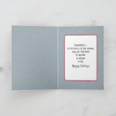 クリスマスマウス及び金ゴールドオーナメント シーズンカード (内部)