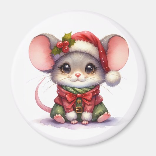 クリスマスマウス磁石 マグネット (正面)