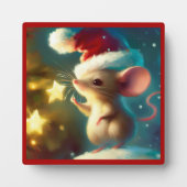 クリスマスマウス1 フォトプラーク (正面)