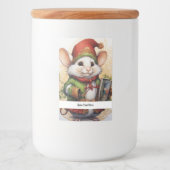 クリスマスマウス2ここにテキスト フードラベル (正面)