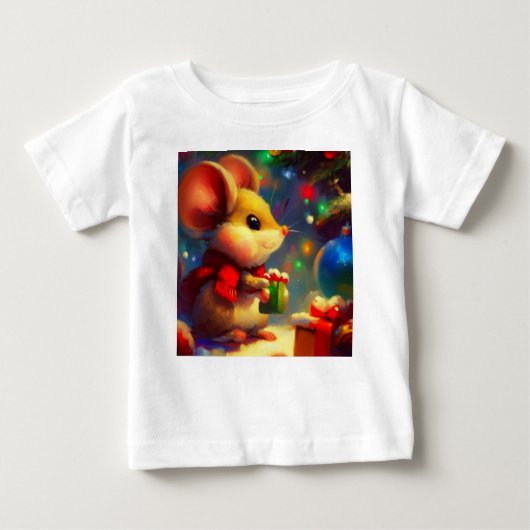クリスマスマウス2 ベビーTシャツ (正面)