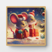 クリスマスマウス3 フォトプラーク (正面)