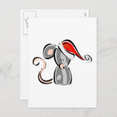 クリスマスマウス シーズンポストカード (正面/裏面)