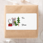 クリスマスマウス ラベル (インサイチュ)