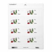 クリスマスマウス ラベル (フルシート)