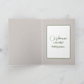 クリスマスマウンテンシーン カード (内部)