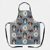 クリスマスマウンテンドッグ エプロン (正面)