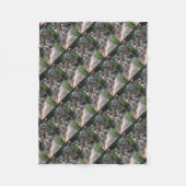 クリスマスマウンテンヤギ フリースブランケット (正面)