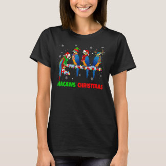 クリスマスマカズオンキャンディーケーンサンタマコー Tシャツ