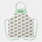 クリスマスマカロンカラーズミスタントー エプロン (正面)