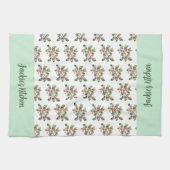 クリスマスマカロンカラーズミスタントー キッチンタオル (横)