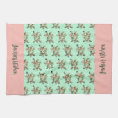 クリスマスマカロンカラーズミスタントー キッチンタオル (横)