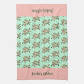 クリスマスマカロンカラーズミスタントー キッチンタオル (縦)