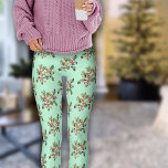 クリスマスマカロンカラーズミスタントー レギンス<br><div class="desc">このクリスマスマカロンの色ミスタルトーのレギンスはクール、トレンディーとかわいらし!フェスティバルトップと衣服に最適でパーティーに対応!シーズン外擦り切れたにもあるよ。</div>