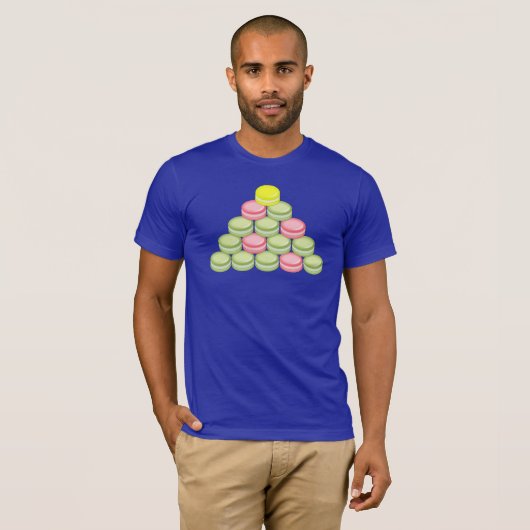 クリスマスマカロンツリー Tシャツ (正面フル)