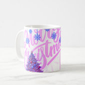 クリスマスマクラシックグ – カップ，飲み物 コーヒーマグカップ (正面左)