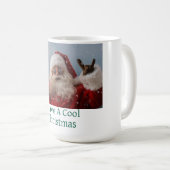クリスマスマクールグを食べる コーヒーマグカップ (正面右)