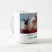 クリスマスマクールグを食べる コーヒーマグカップ (正面左)