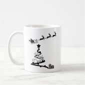 クリスマスマグを魔法にしよう コーヒーマグカップ (左)