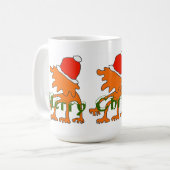 クリスマスマグカップおめでとう! コーヒーマグカップ (正面左)
