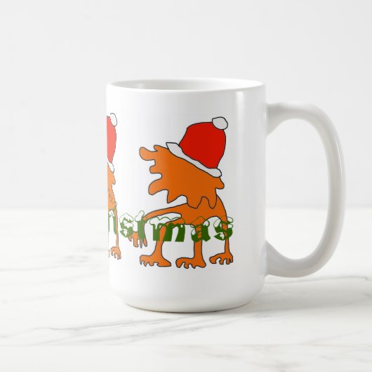 クリスマスマグカップおめでとう! コーヒーマグカップ (右)