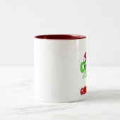 クリスマスマグカップが大好き ツートーンマグカップ (中央)