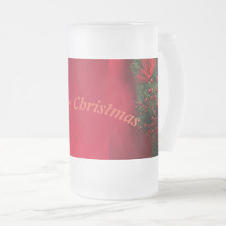 クリスマスマグカップと結婚する フロストグラスビールジョッキ