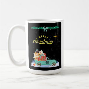 クリスマスマグカップのクリスマスコーヒーカップピックアップトラック コーヒーマグカップ