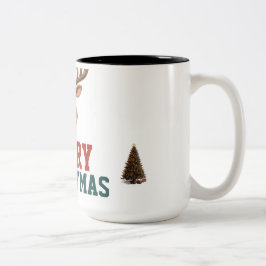 クリスマスマグカップギフトをカスタマイズ ツートーンマグカップ