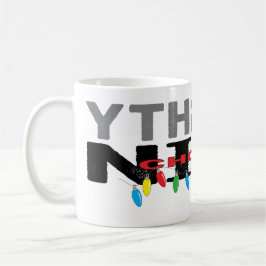 クリスマスマグカップ11オズ。「いけないい子を選ぶ」 コーヒーマグカップ