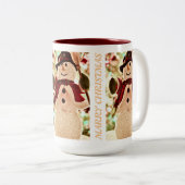 クリスマスマグカップ2024との結婚 ツートーンマグカップ (正面右)