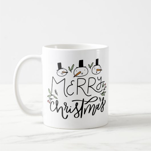 クリスマスマグカップ コーヒーマグカップ (左)