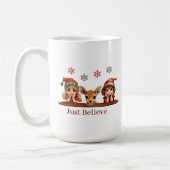 クリスマスマグカップ コーヒーマグカップ (左)