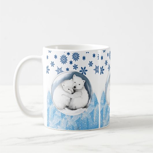 クリスマスマグカップ コーヒーマグカップ (左)