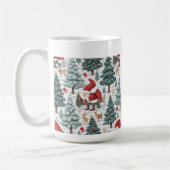 クリスマスマグカップ コーヒーマグカップ (左)