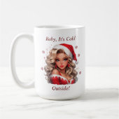クリスマスマグカップ コーヒーマグカップ (左)