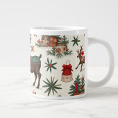 クリスマスマグカップ ジャンボコーヒーマグカップ (右)