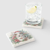 クリスマスマグカップ ストーンコースター (横)