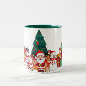 クリスマスマグカップ ツートーンマグカップ (中央)