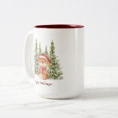 クリスマスマグカップ ツートーンマグカップ (正面左)