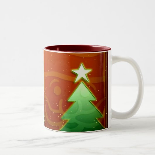 クリスマスマグカップ ツートーンマグカップ (右)