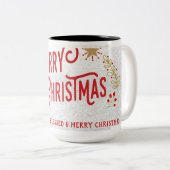 クリスマスマグカップ ツートーンマグカップ (正面右)