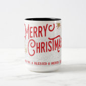 クリスマスマグカップ ツートーンマグカップ (中央)