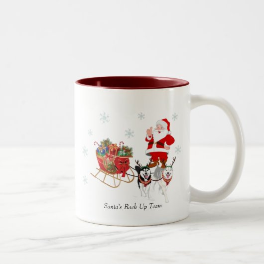 クリスマスマグカップ ツートーンマグカップ (右)