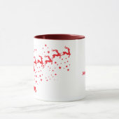 クリスマスマグカップ、パーソナライズ マグカップ (中央)