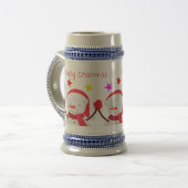 クリスマスマグカップ ビールジョッキ (正面左)