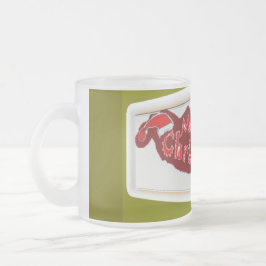 クリスマスマグカップ フロストグラスマグカップ