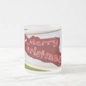 クリスマスマグカップ フロストグラスマグカップ (中央)