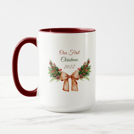 クリスマスマグカップ マグカップ (左)